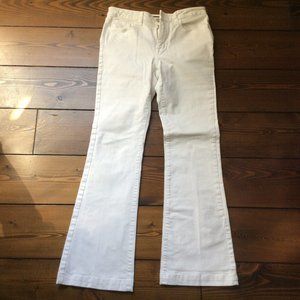Banana Republic Wide Leg White jeans sz10